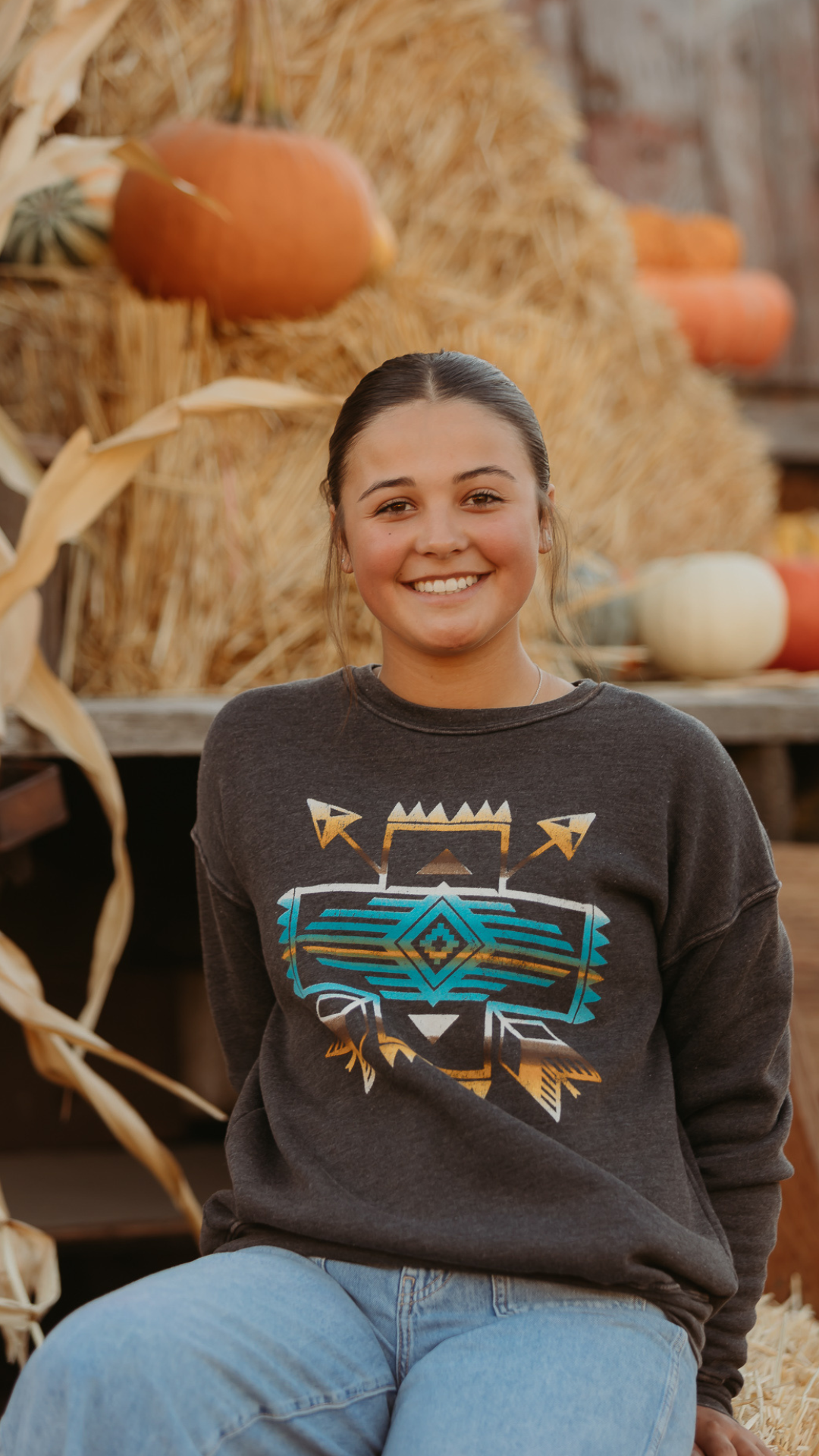 Aztec Mineral Crewneck