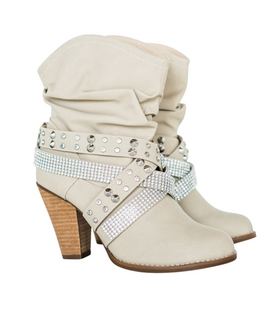 Short Change Booties in Cream