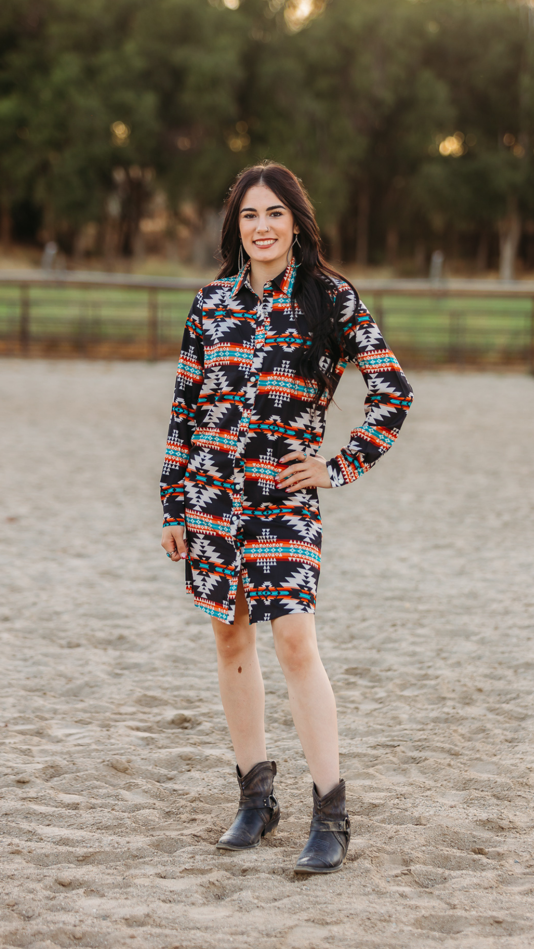 Bandera Button Up Dress