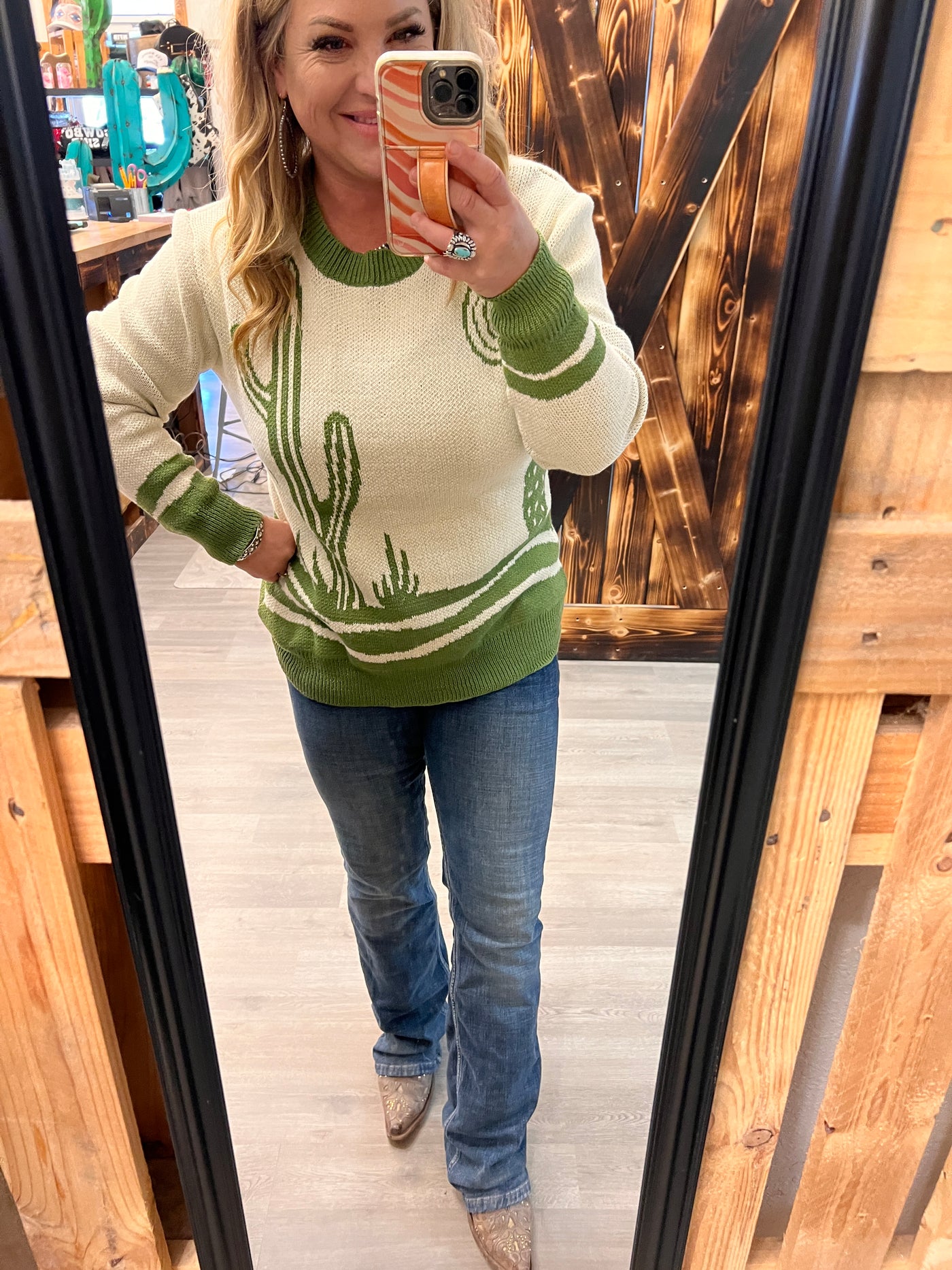 World Of Cactus Knitted Sweater