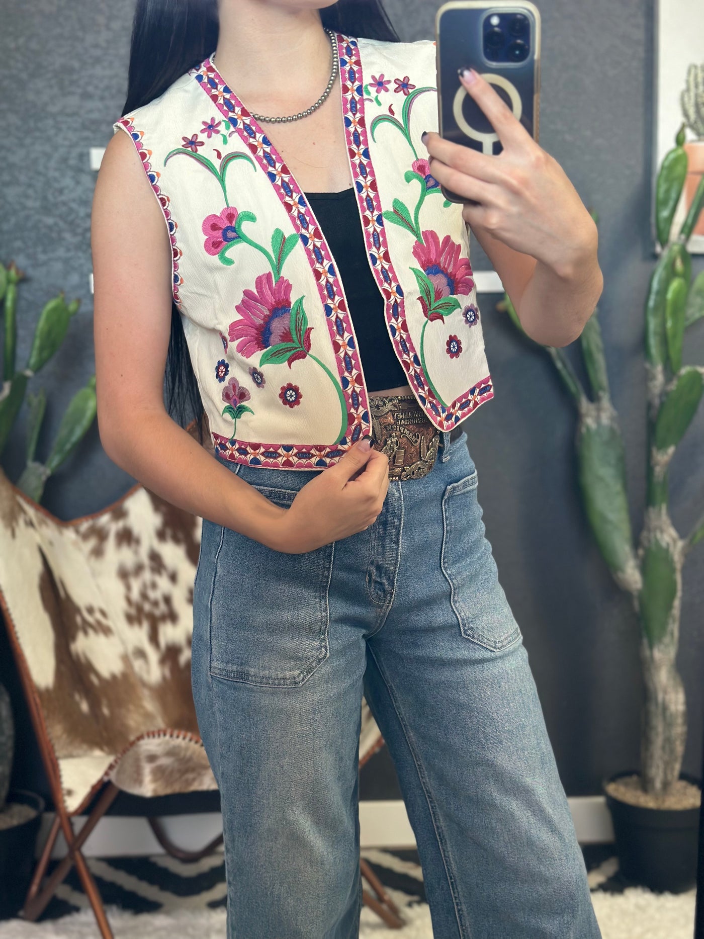 The Taylor Floral Vest