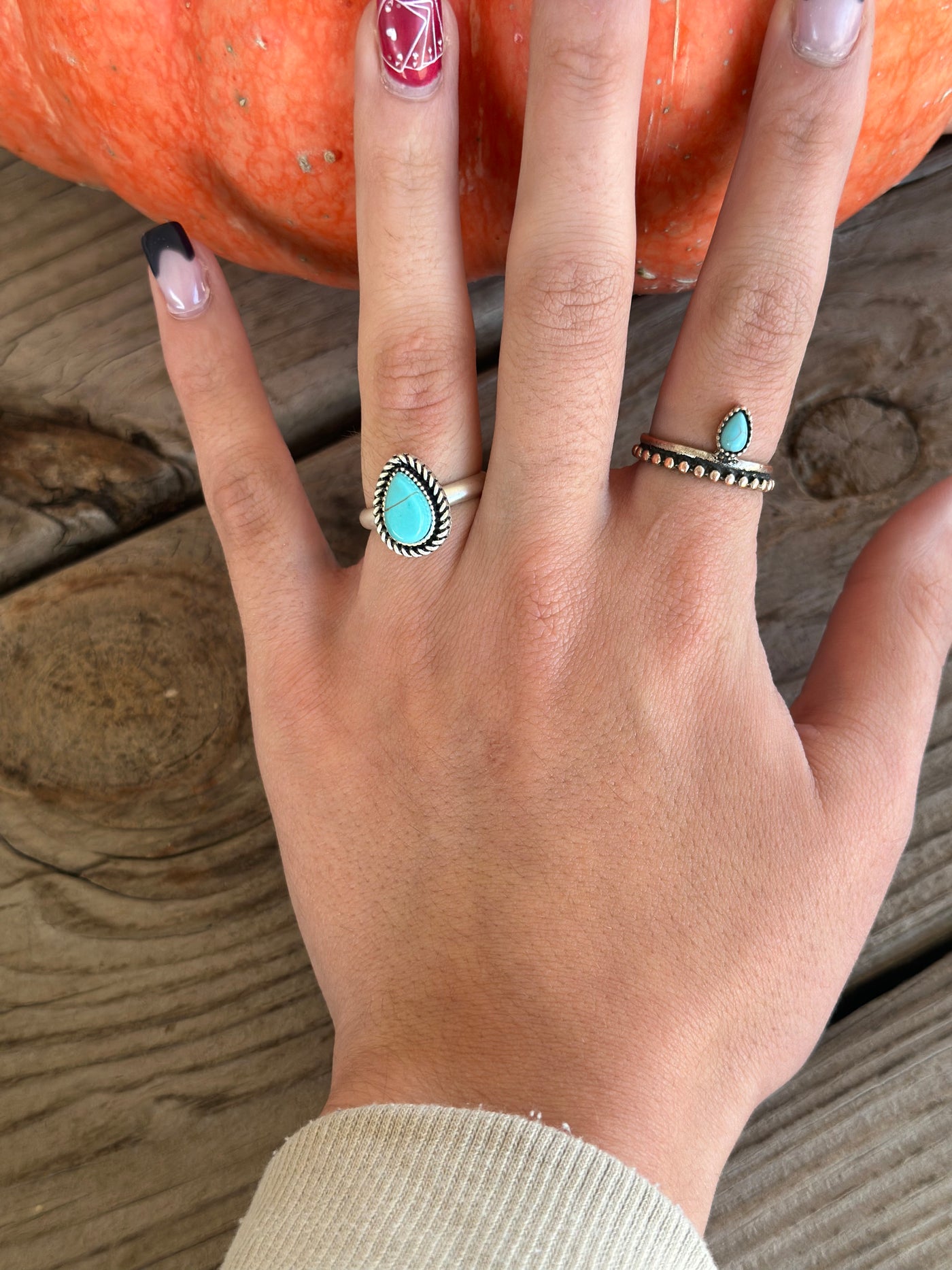 Teardrop Adjustable Ring