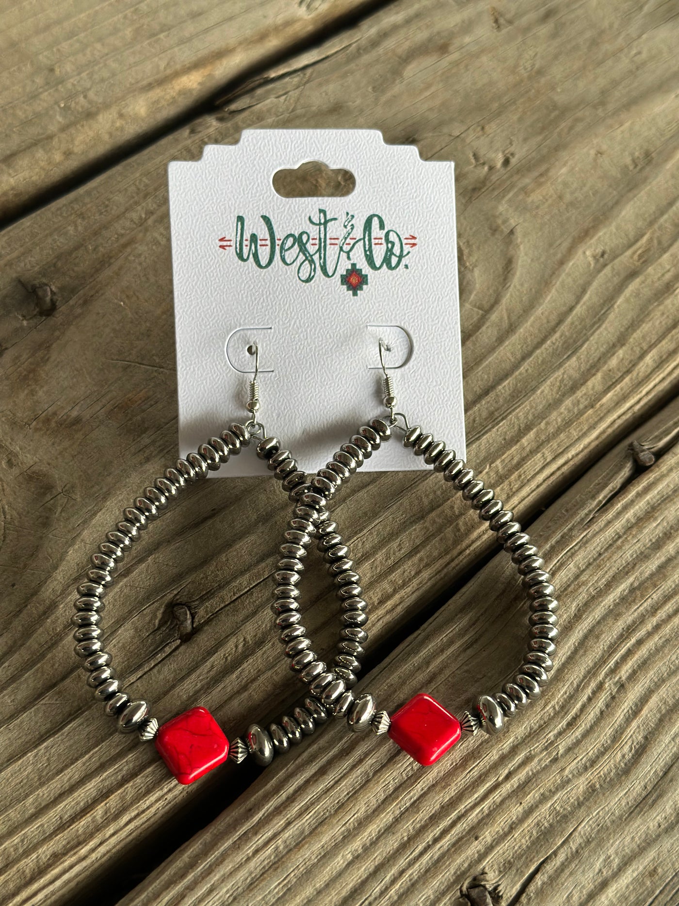 The Red Stoned Hoops