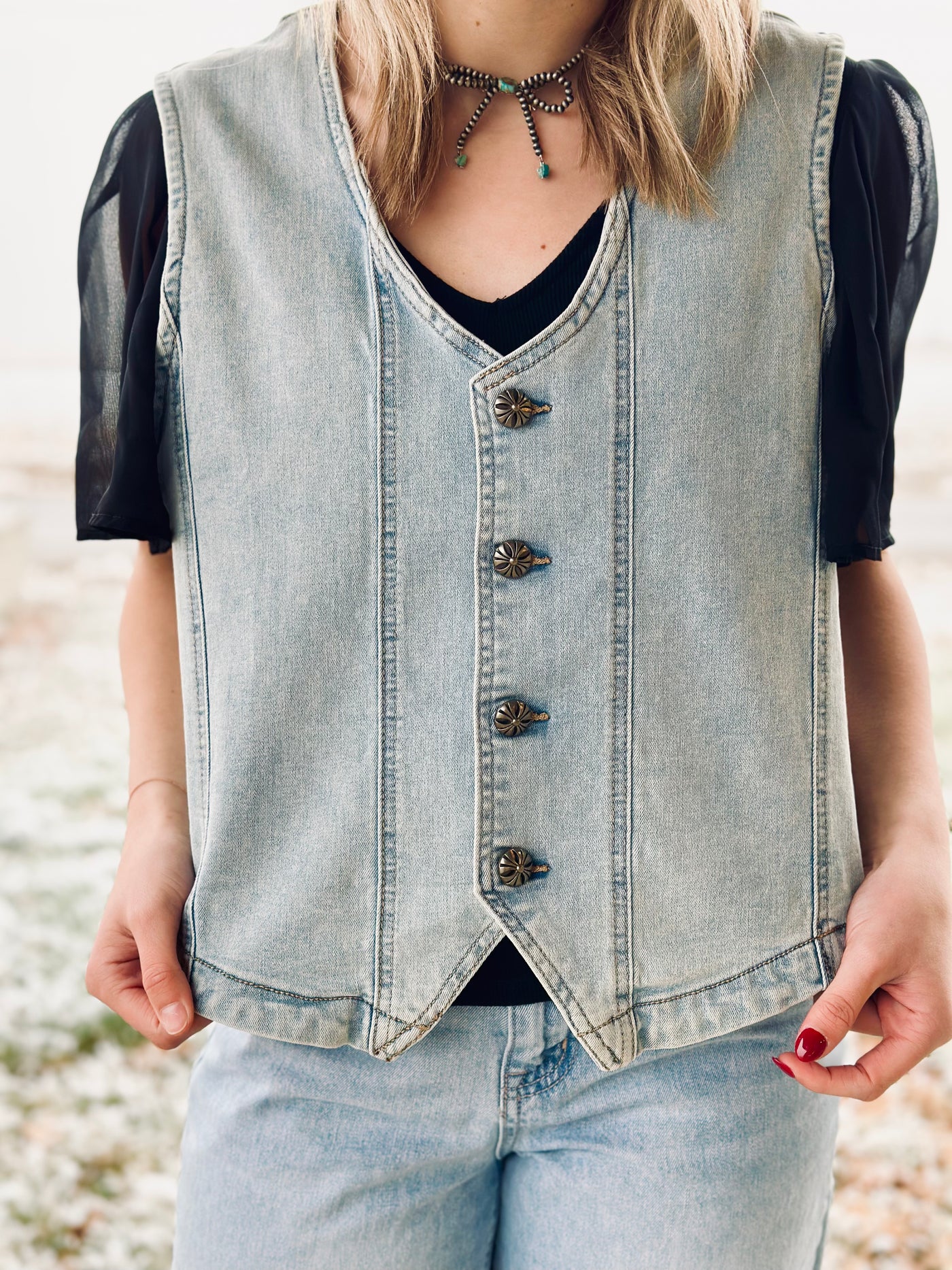 Sterling Denim Vest