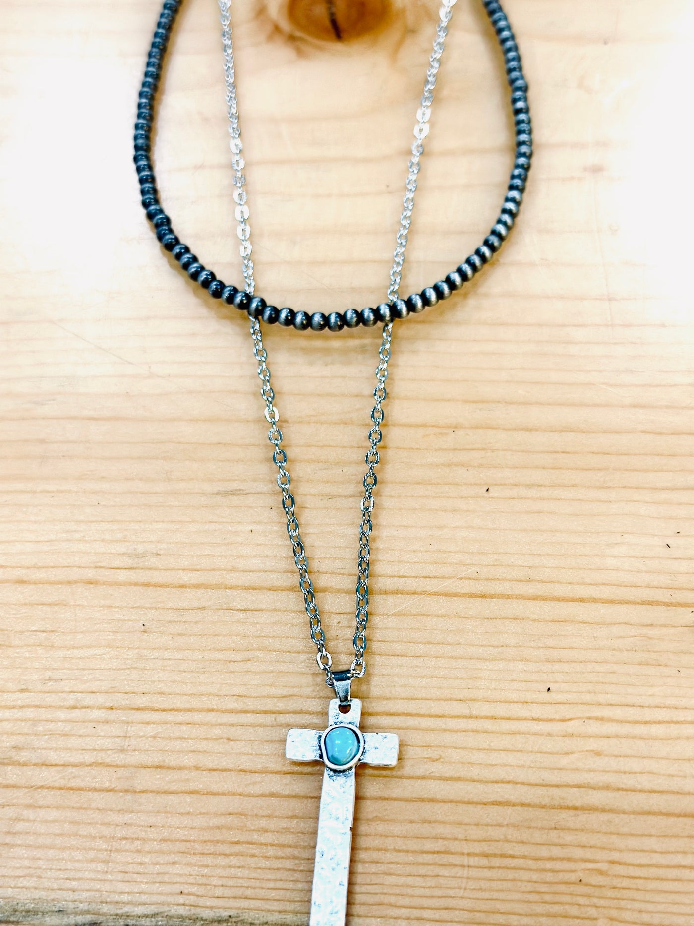 The Lady May Cross Necklaces