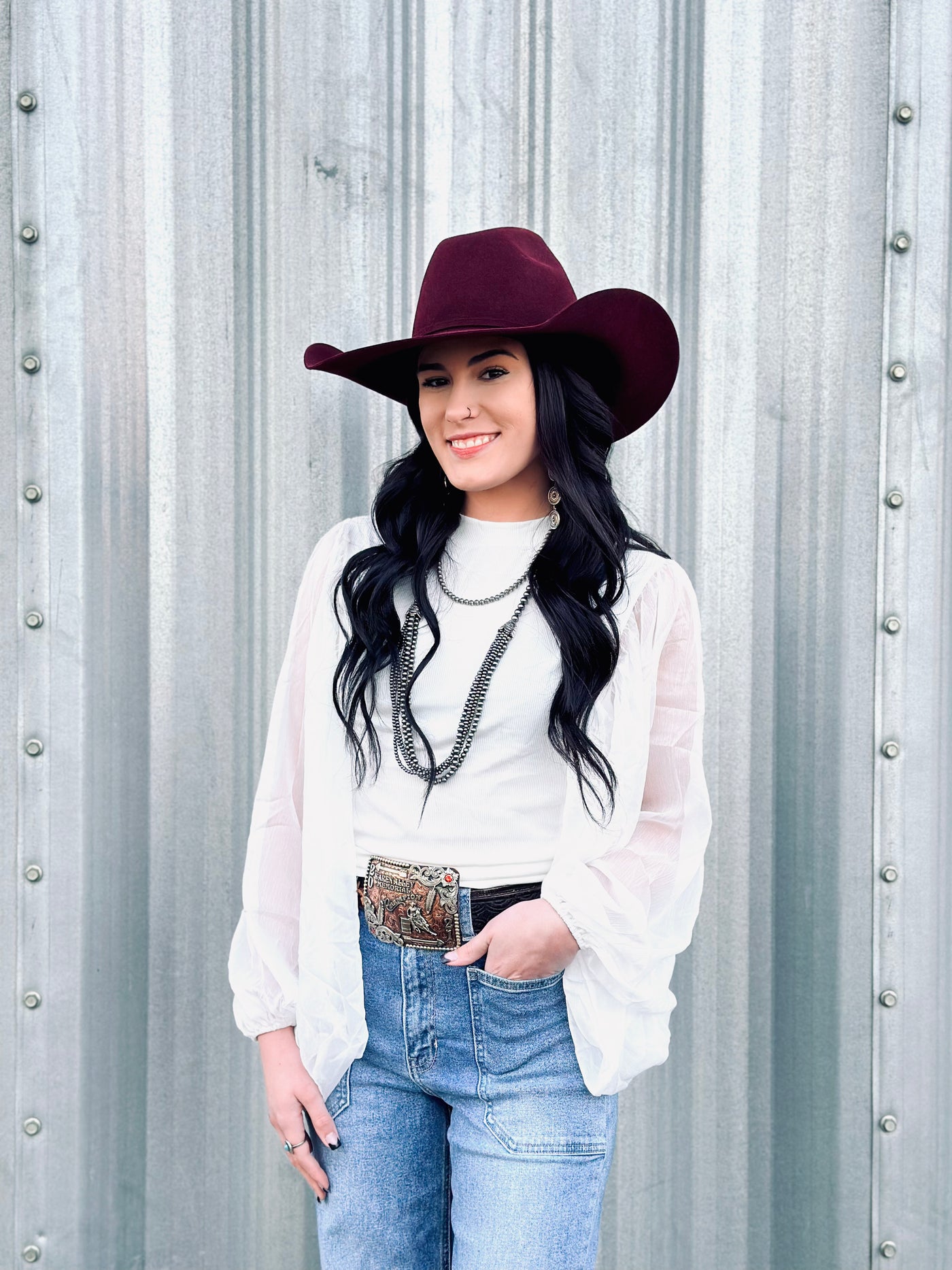 Wonderfully White Puffed Sleeve Top