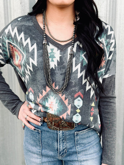 The Melany Aztec Top