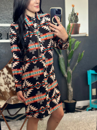 Bandera Button Up Dress