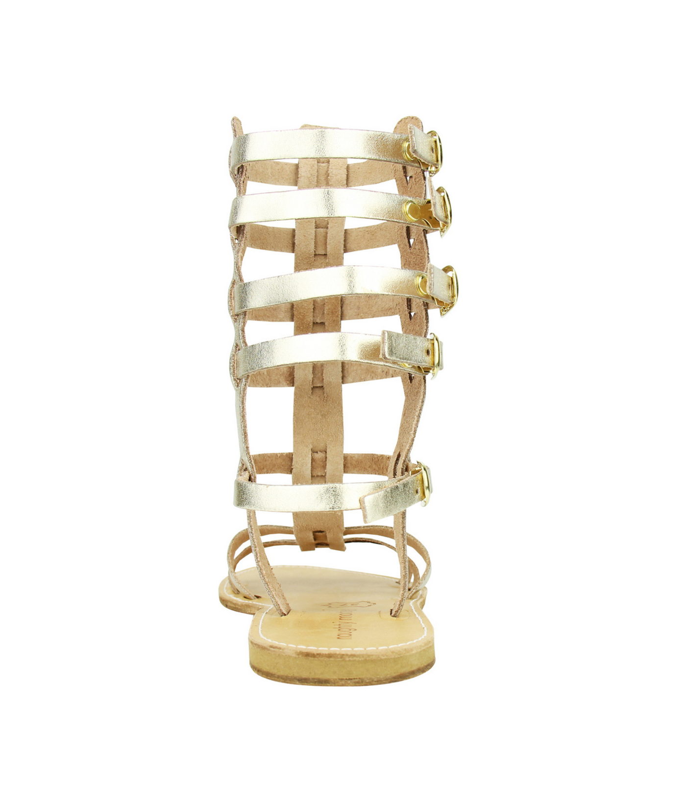 Parga Sandals in Gold