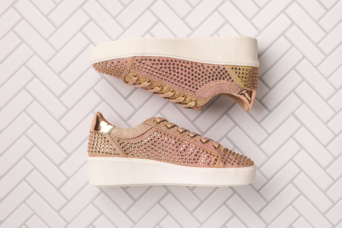 Diva Sneaker in Rose Gold