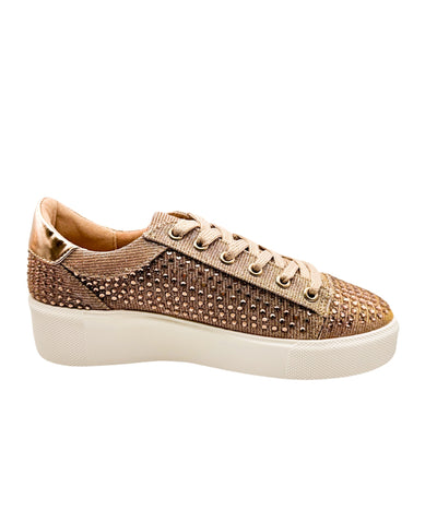 Diva Sneaker in Rose Gold