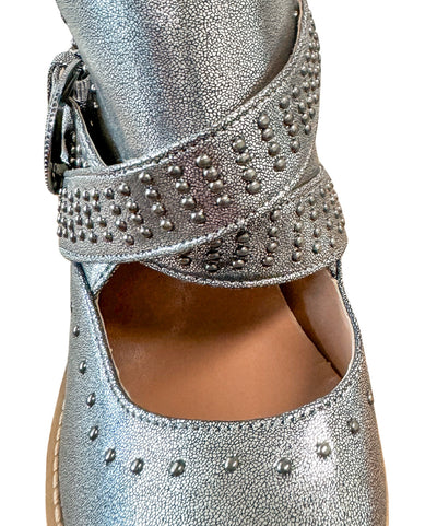 Fiona Ankle Boot in Silver