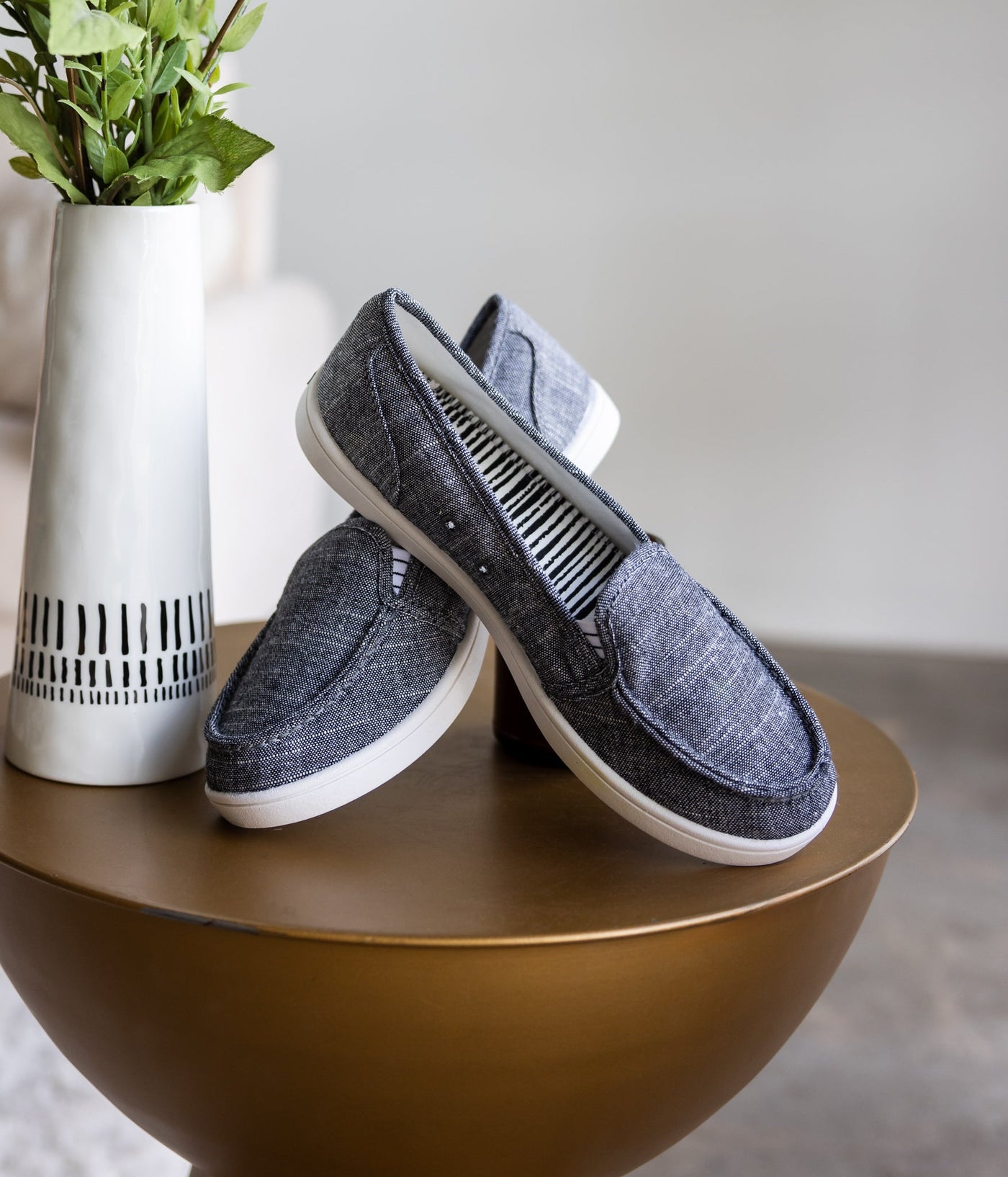 Mackerel Sneaker in Charcoal