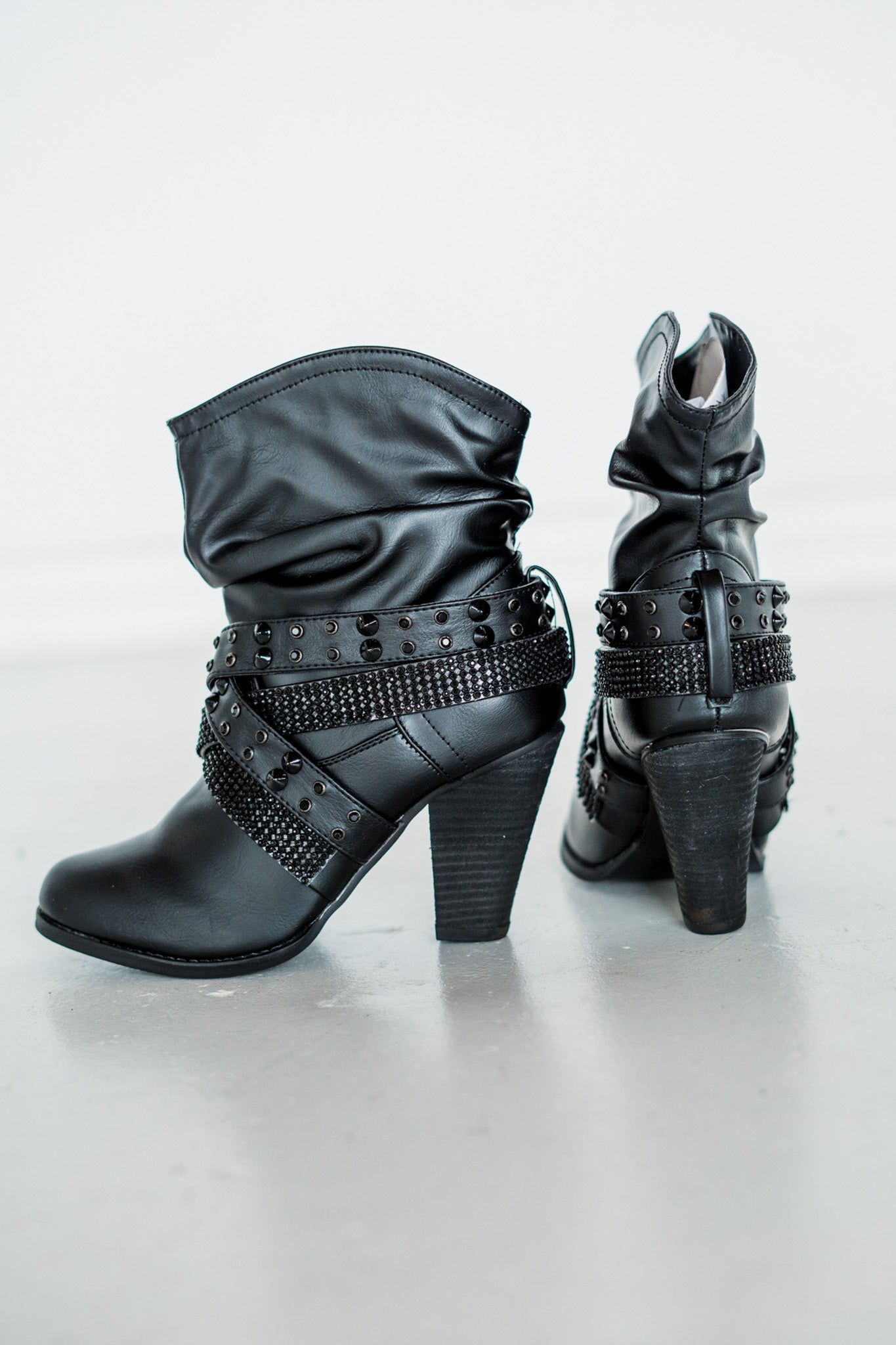 Short Change Booties in Black