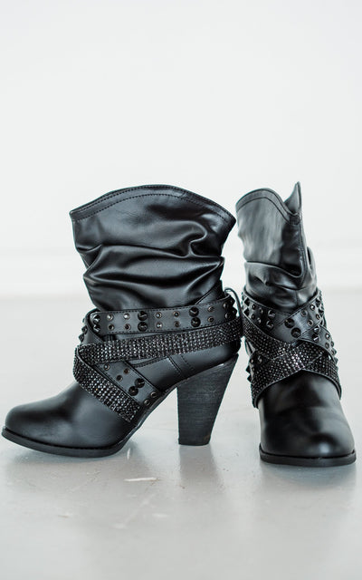 Short Change Booties in Black