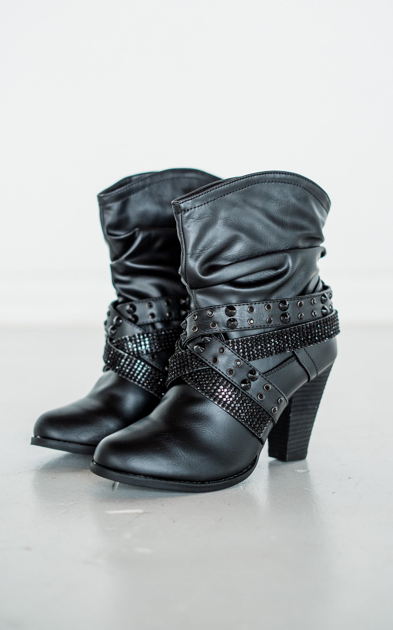 Short Change Booties in Black