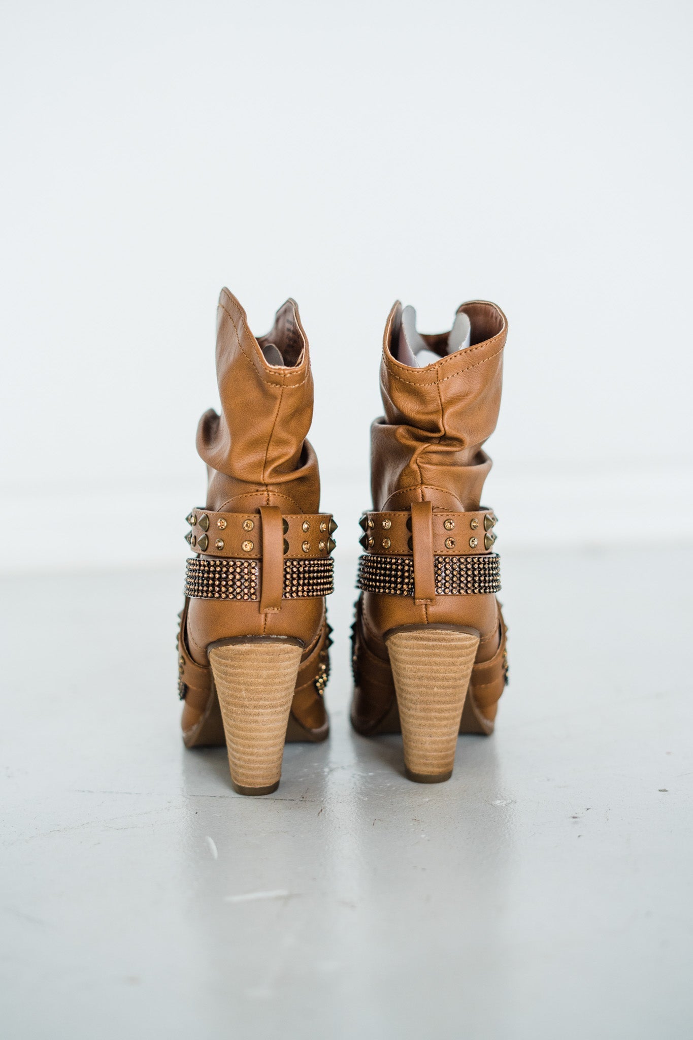 Short Change Booties in Tan