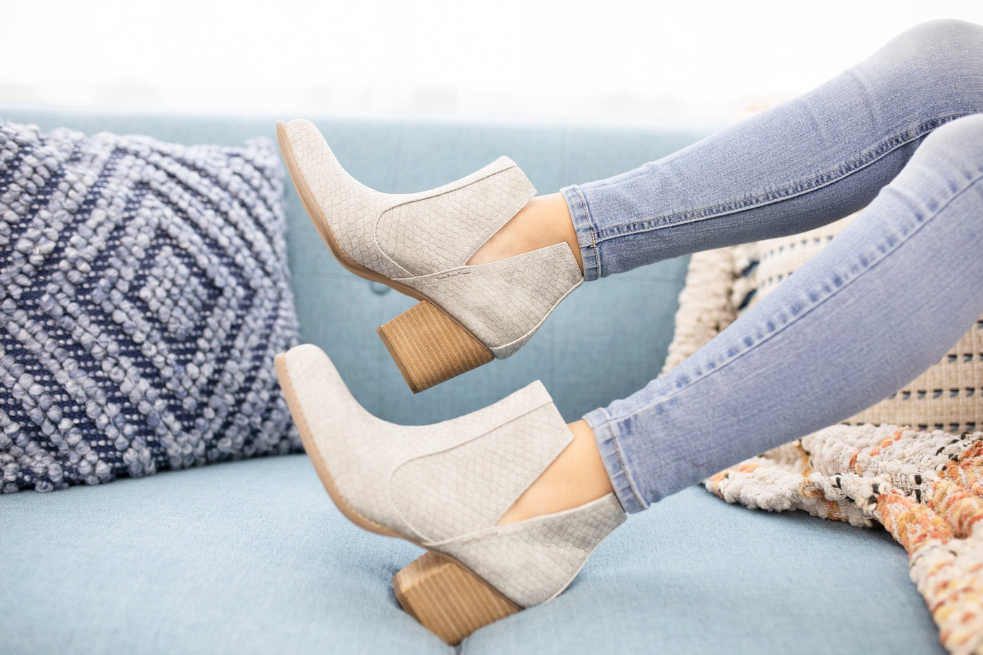 Tarim Booties in Grey