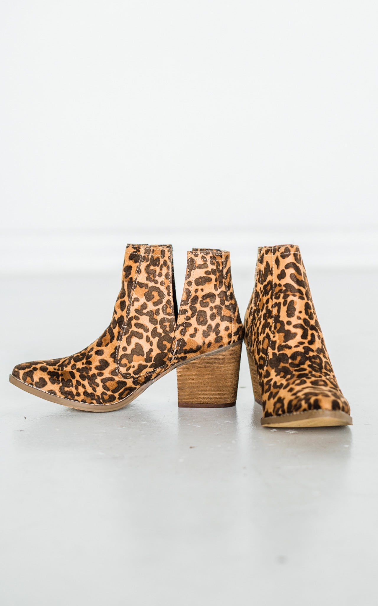 Tarim Booties in Leopard